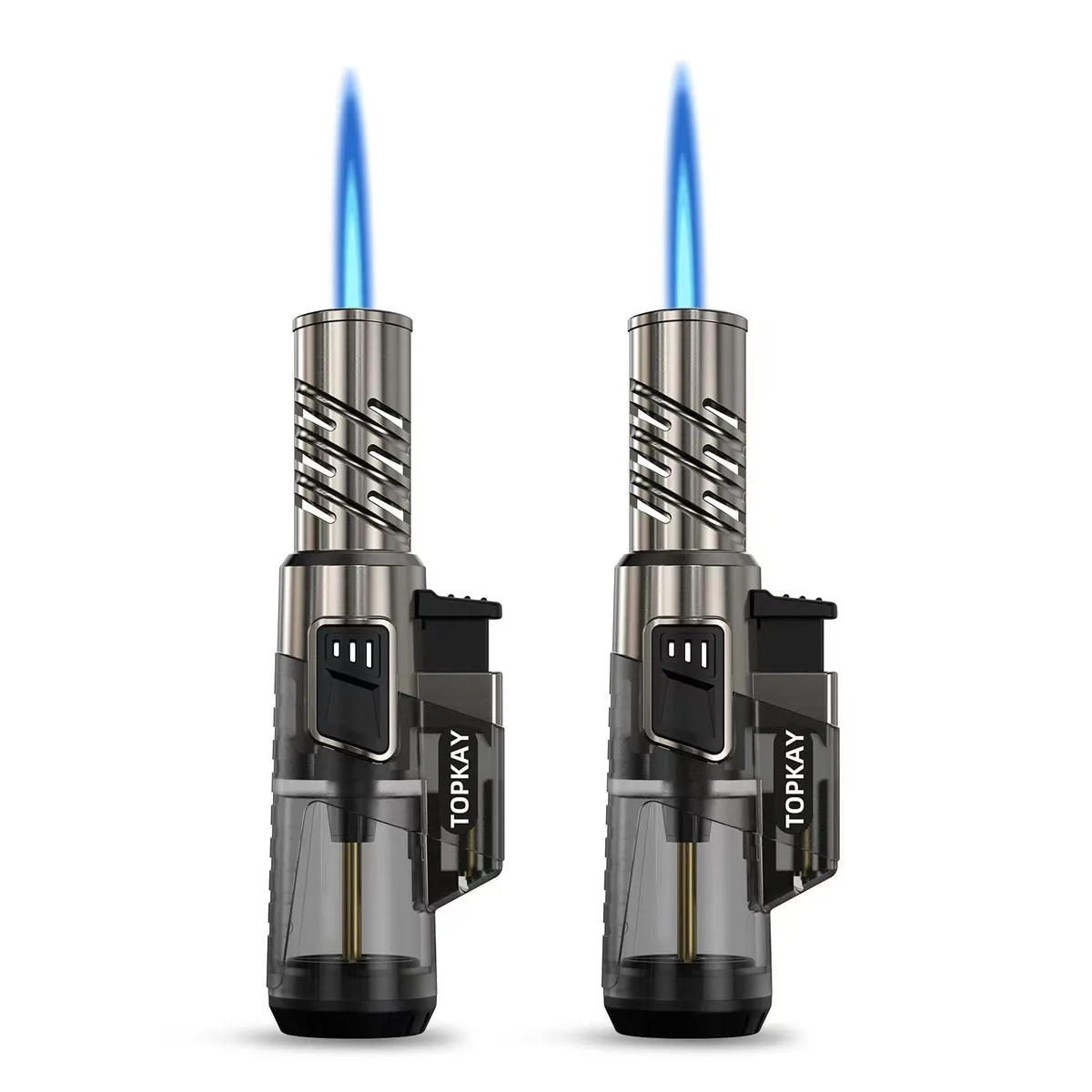  TOPKAY Mini Torch Lighter 2 Pack Gold 4.33 in x .98 in x 1.5 in — product photo
