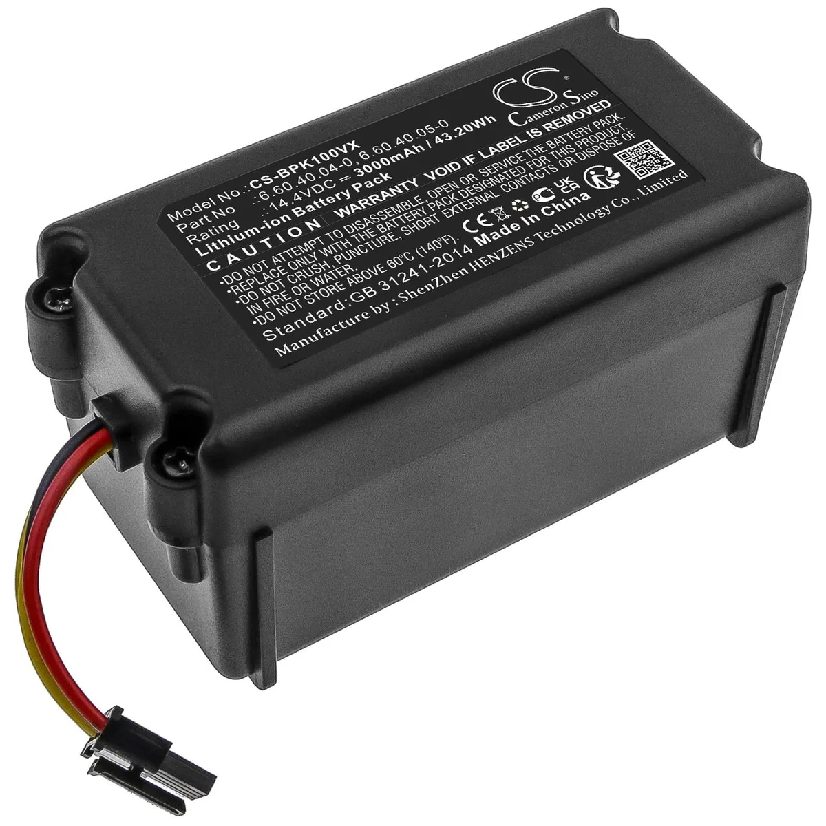 Cameron Sino 26BB 3000mAh 14.4V battery for Blaupunkt — product photo