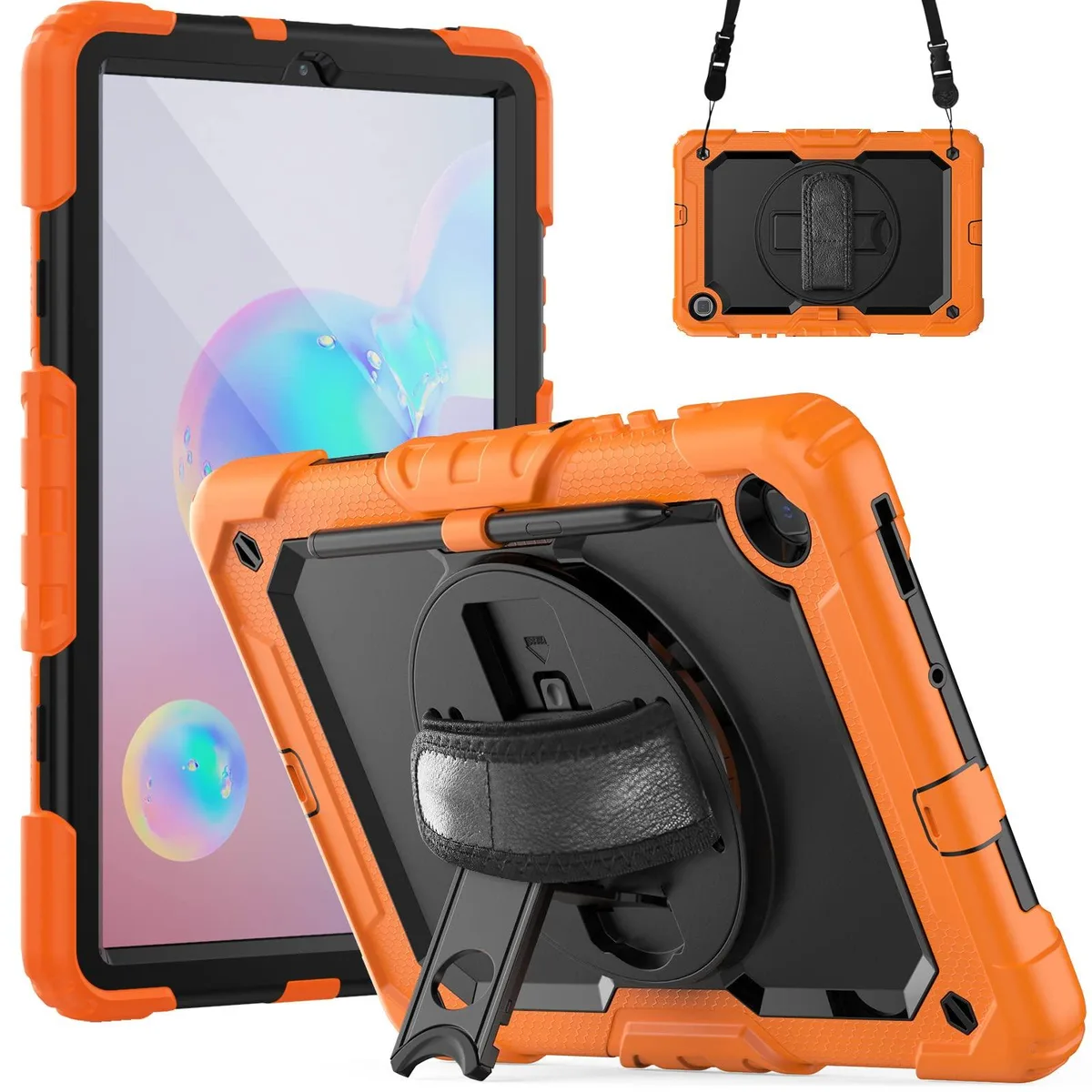 Timoom Timoom Heavy Duty Case for Samsung Galaxy Tab S6 Lite 10.4 Orange — product photo