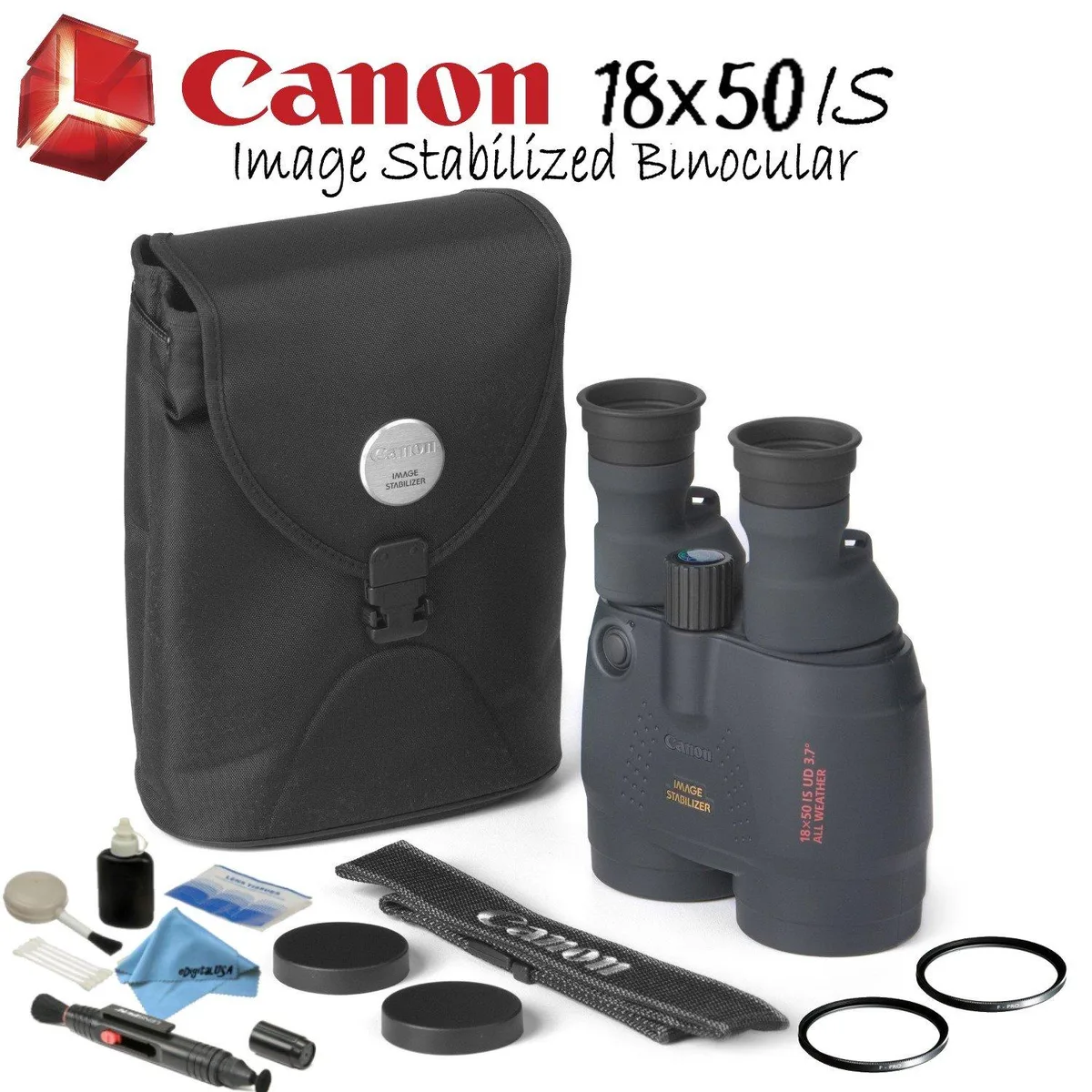 Canon Canon 18x50 IS Binocular Starters Bundle — product photo