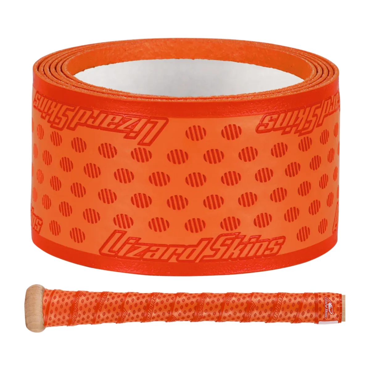 Blaze orange 1.8 mm bat grip tape roll 39 inches