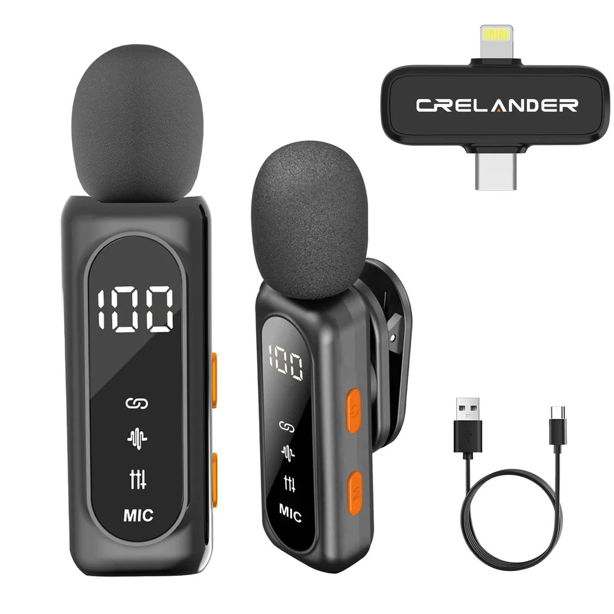 Crelander F95 Wireless Microphone 0.07 kg — product photo