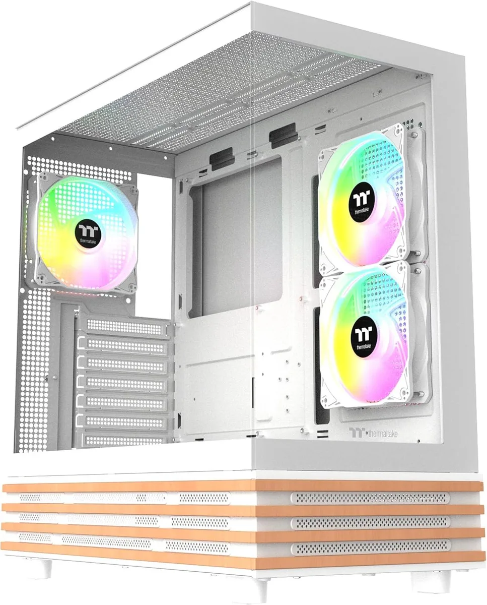 Thermaltake Thermaltake View 270 Plus WS ARGB Mid Tower Snow PC Case — product photo