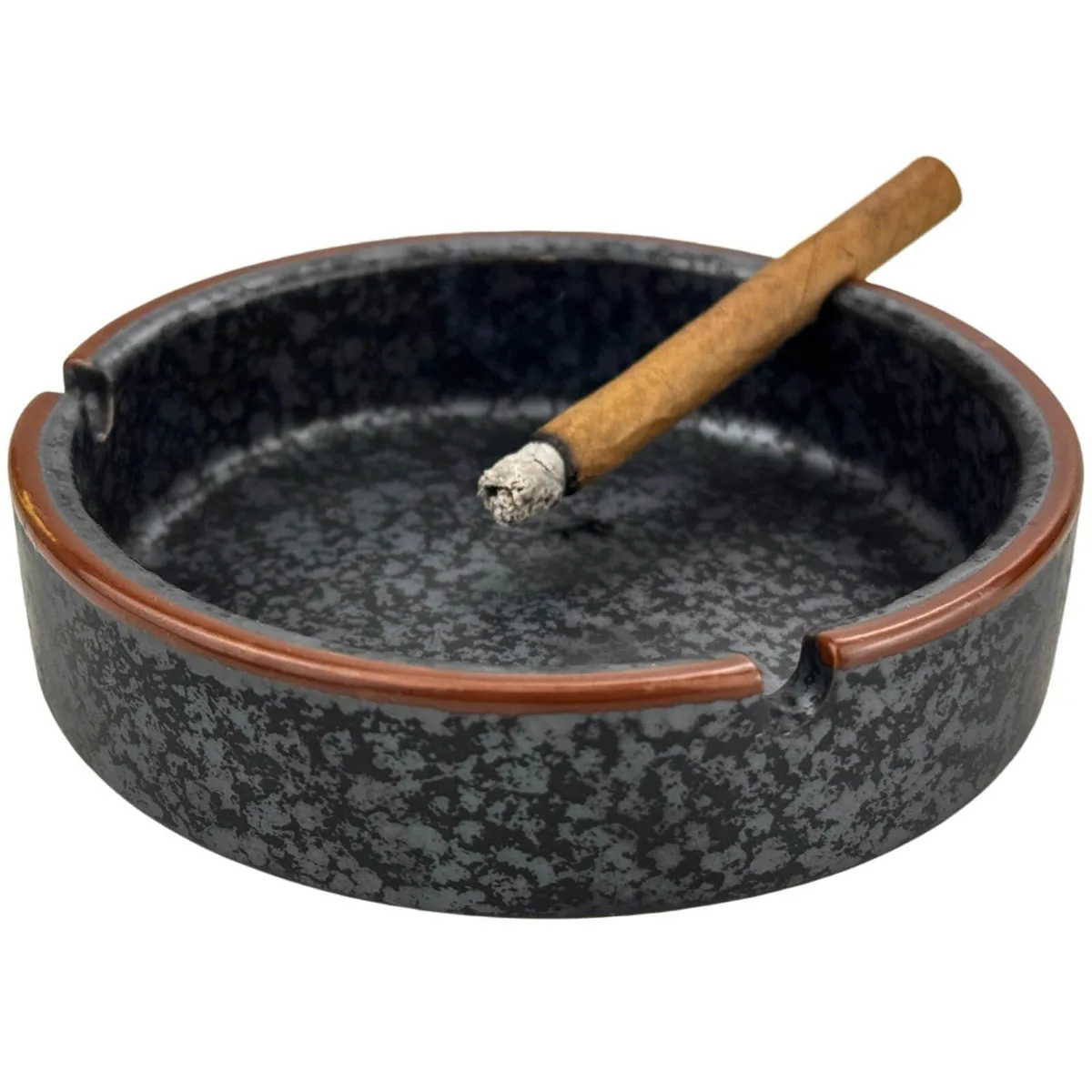 OUSACE TCYHG Ceramic Ashtray Gold 4.13 in 190g — product photo