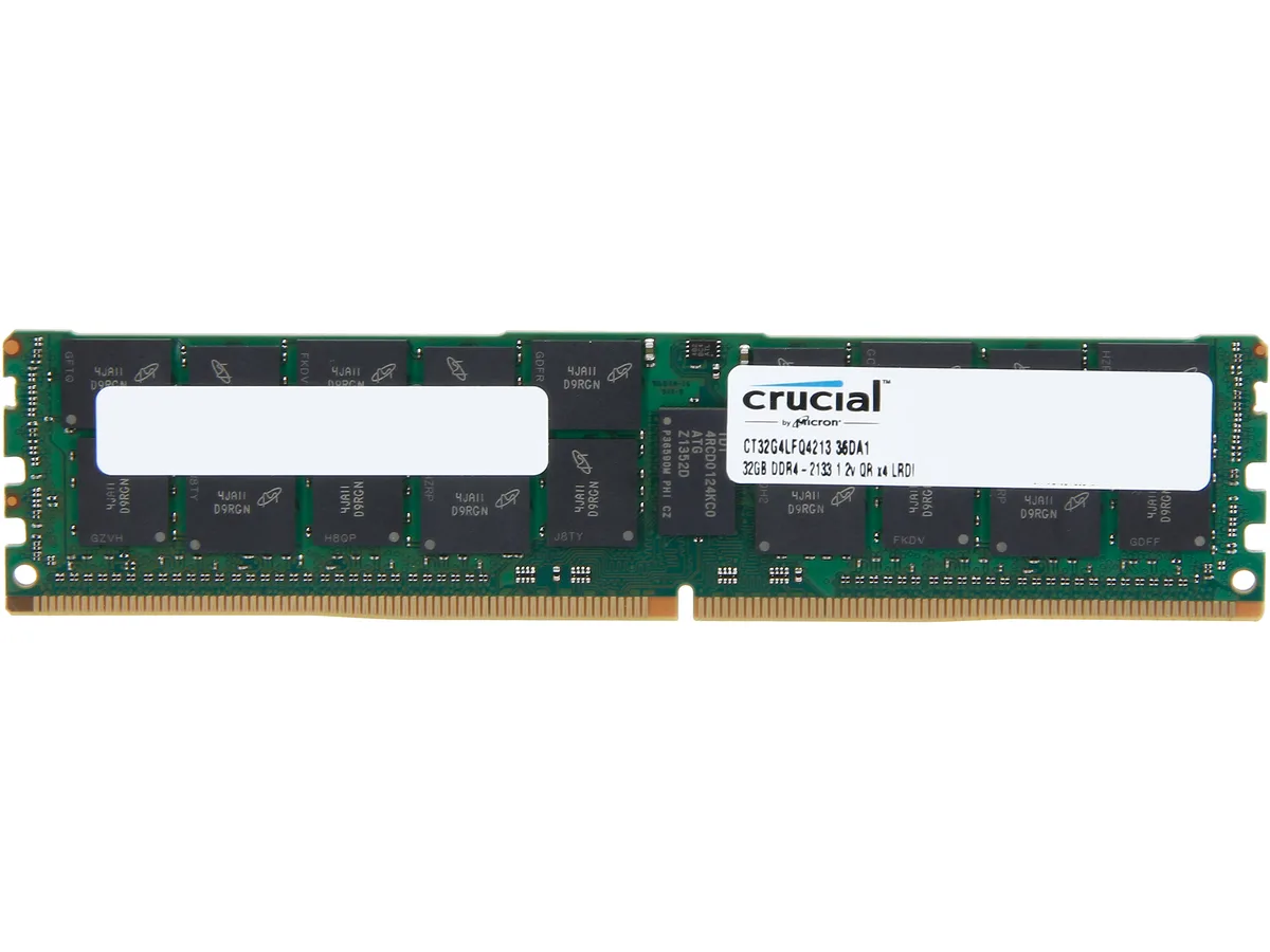 Crucial Crucial CT32G4LFQ4213 32GB DDR4 2133 ECC Load Reduced server RAM — product photo