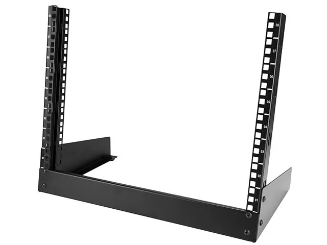 STARTECH STARTECH RK8OD 8U 19in 2-Post Open Frame Server Rack — product photo
