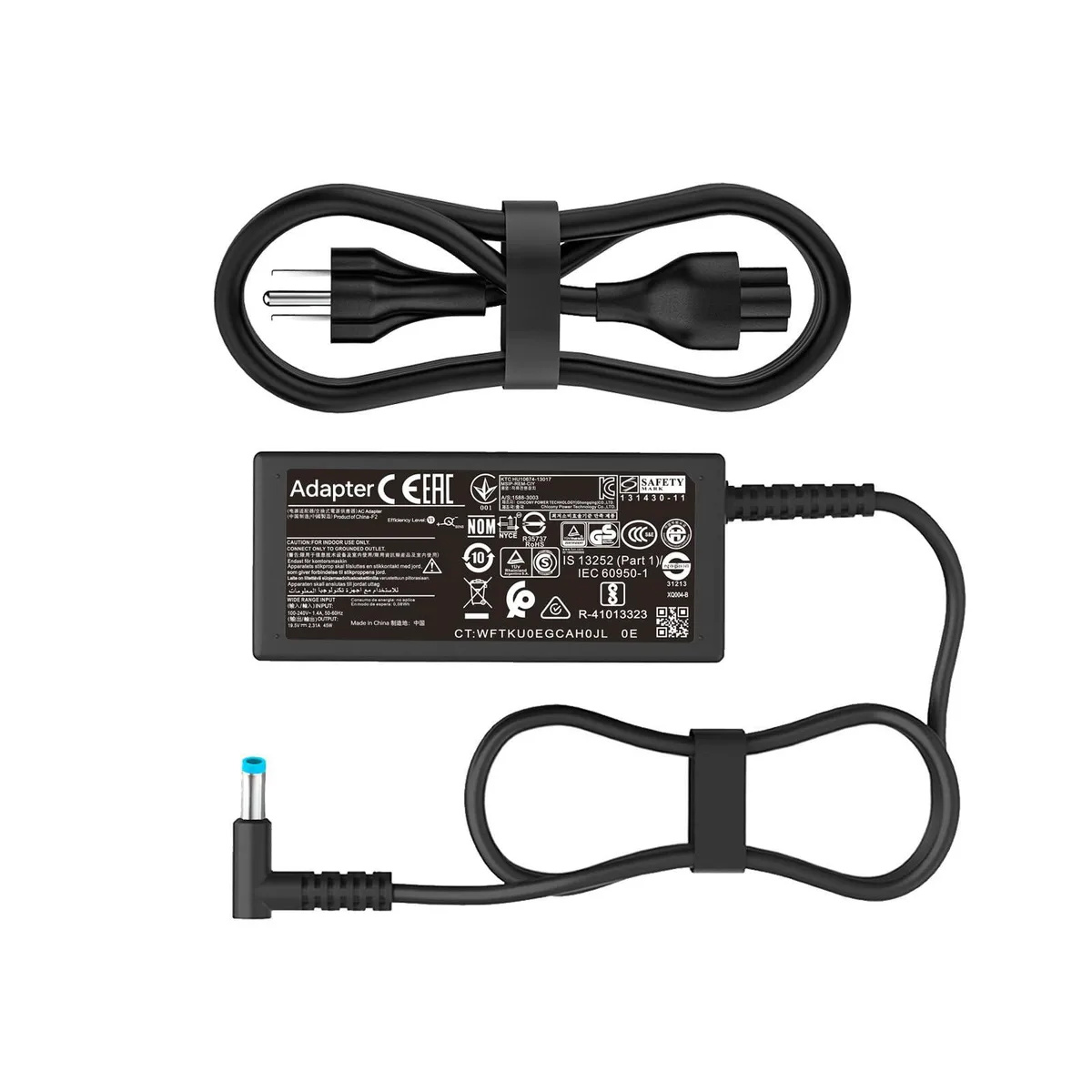 CNIMSSN QY-PD65W-AL 45W 19.5V 2.31A Blue Tip AC Adapter — product photo