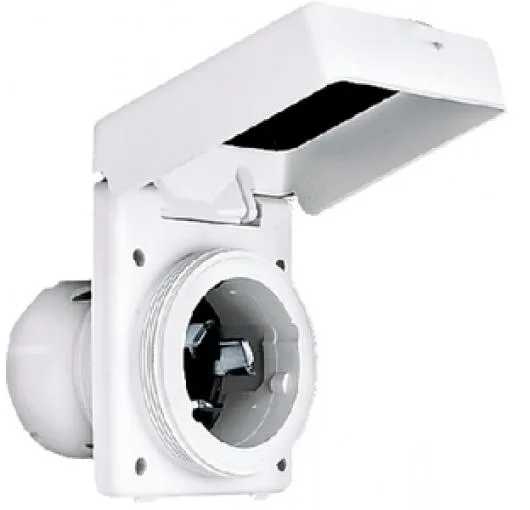 Hubbell Incorporated Hubbell Incorporated HBL503NM 50 A Flanged Locking Inlet marine electronic — product photo