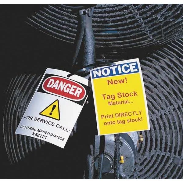 Brady Brady 113109 B-595 Vinyl Label Tape Cartridge White 4 in 100 ft — product photo