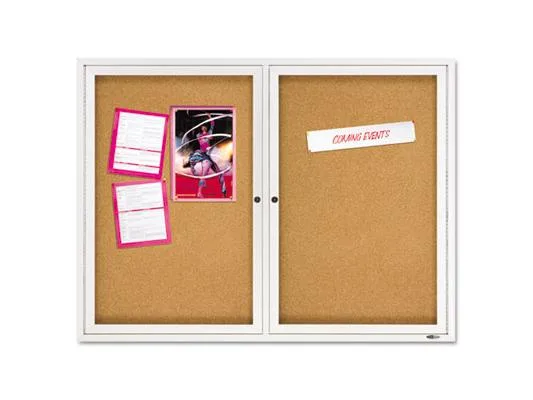 Quartet Quartet 2364 Enclosed Bulletin Board 48 x 36 in — product photo