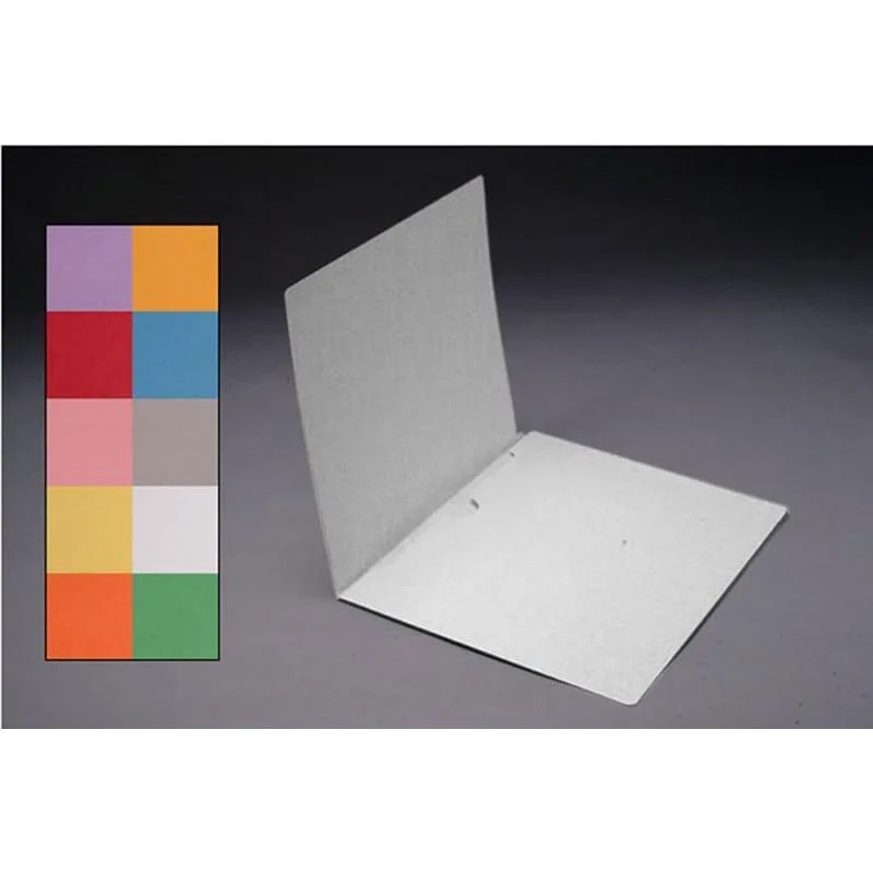 Box of fifty white 11pt file folders with full cut end tabs and full back pockets