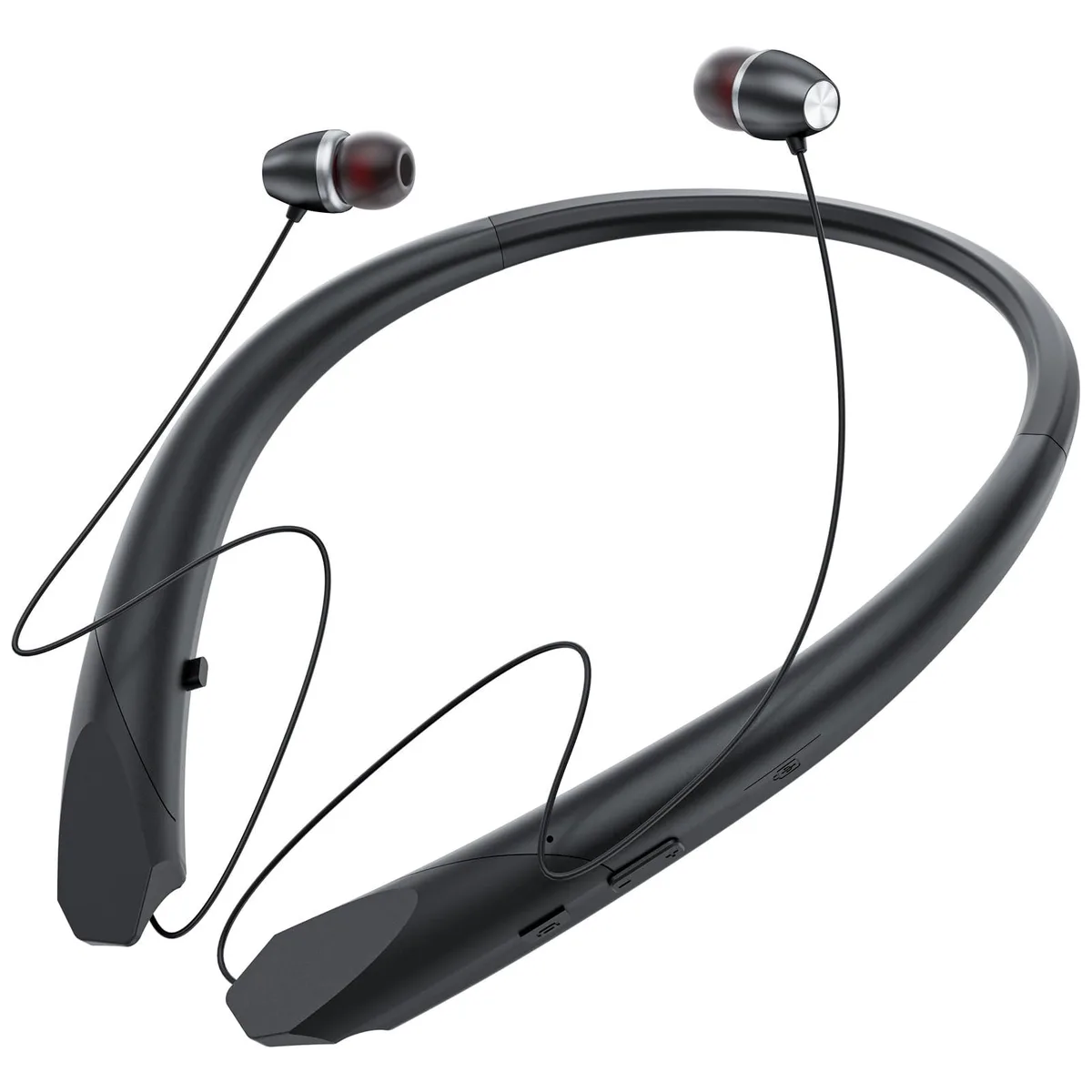 ZIQOPGD HX911 Bluetooth 5.1 Neckband Headphones Black — product photo