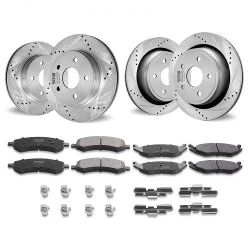 VEVOR VEVOR Drilled Slotted Brake Rotors Pads Kit Dodge Ram 1500 — product photo