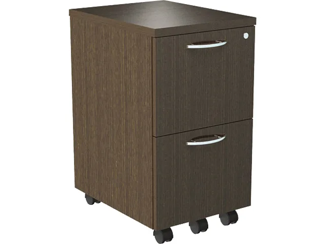 Alera Alera ALESE521620ES 15 3/8"w Mobile File/File Pedestal Espresso office furniture — fotografie produktu