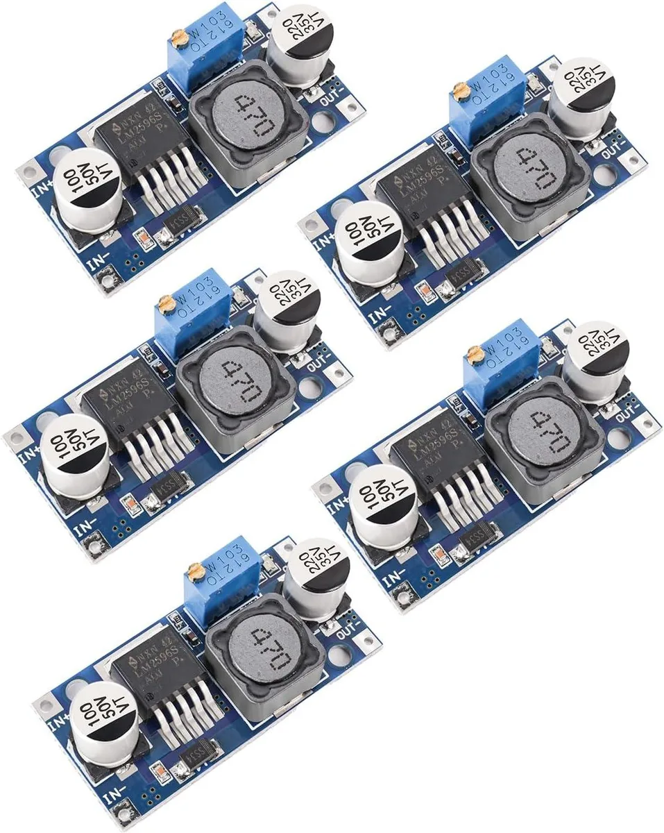 Misskit Misskit LM2596 DC-DC Buck Converter 5 Pack 3.0-40V to 1.5-35V power adapter — product photo