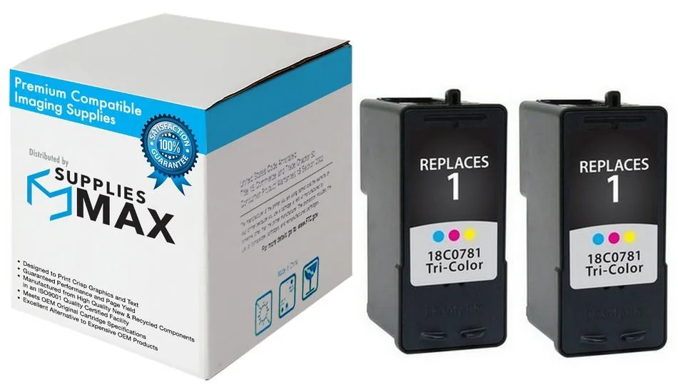SuppliesMax SuppliesMax Lexmark 18C0948 Color Inkjet Cartridge 2 Pack 190 Pages — product photo