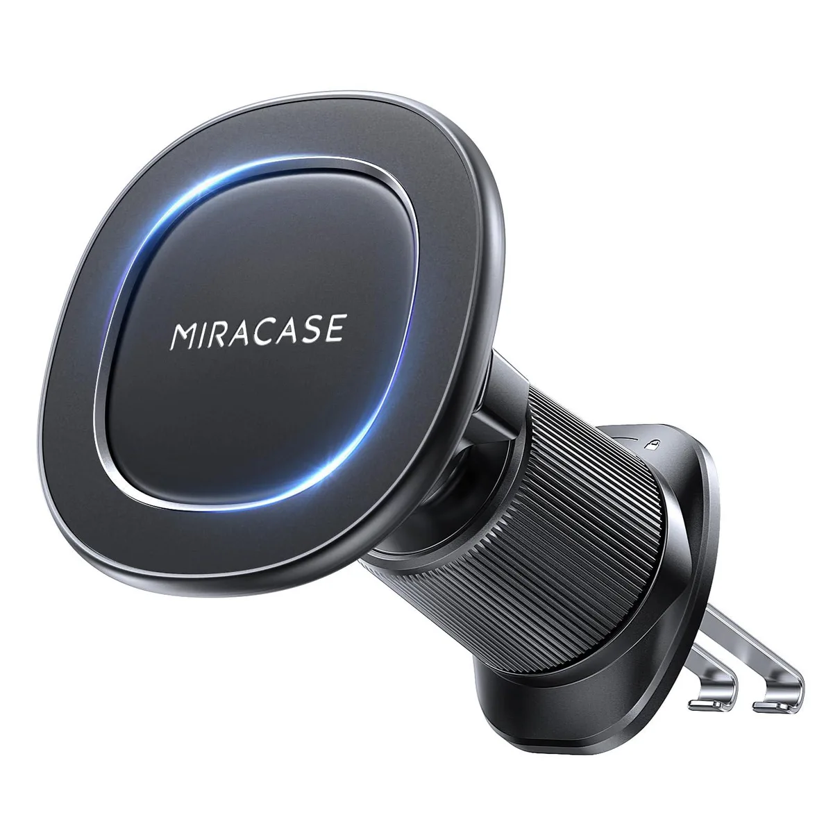 Miracase MagSafe Vent Phone Mount Matte Black 20 N55 Magnets 360° Adjustable — product photo