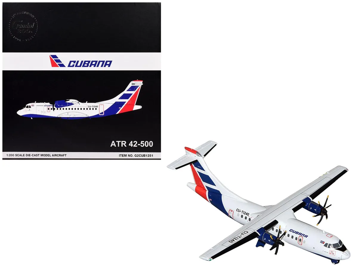 GeminiJets GeminiJets ATR 42-500 Cubana 1/200 Diecast Model — product photo