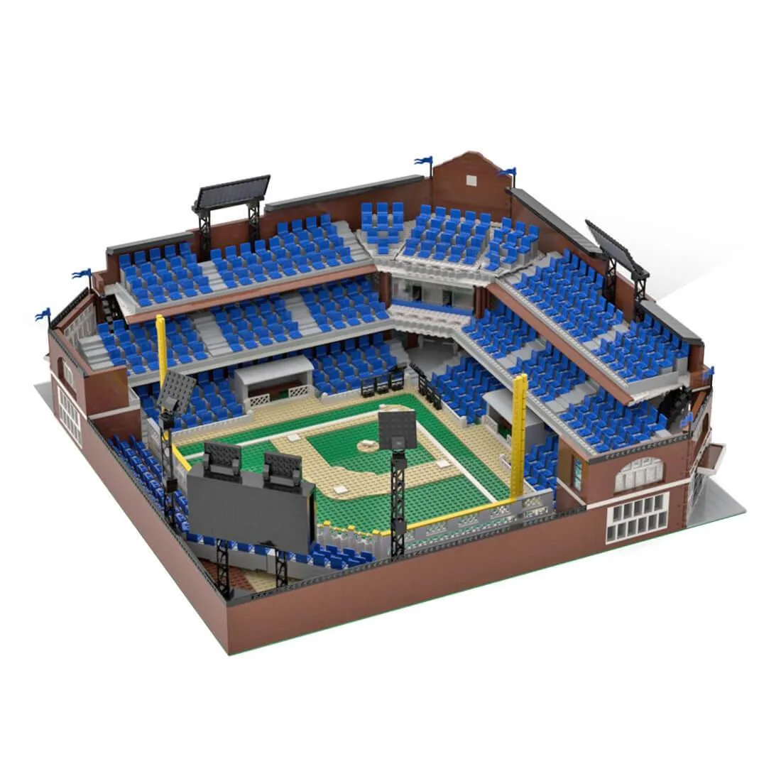 ZITIANYOUBUILD ZITIANYOUBUILD MOC-76626 Modular Baseball Stadium 7313 Parts Educational Building Set — product photo