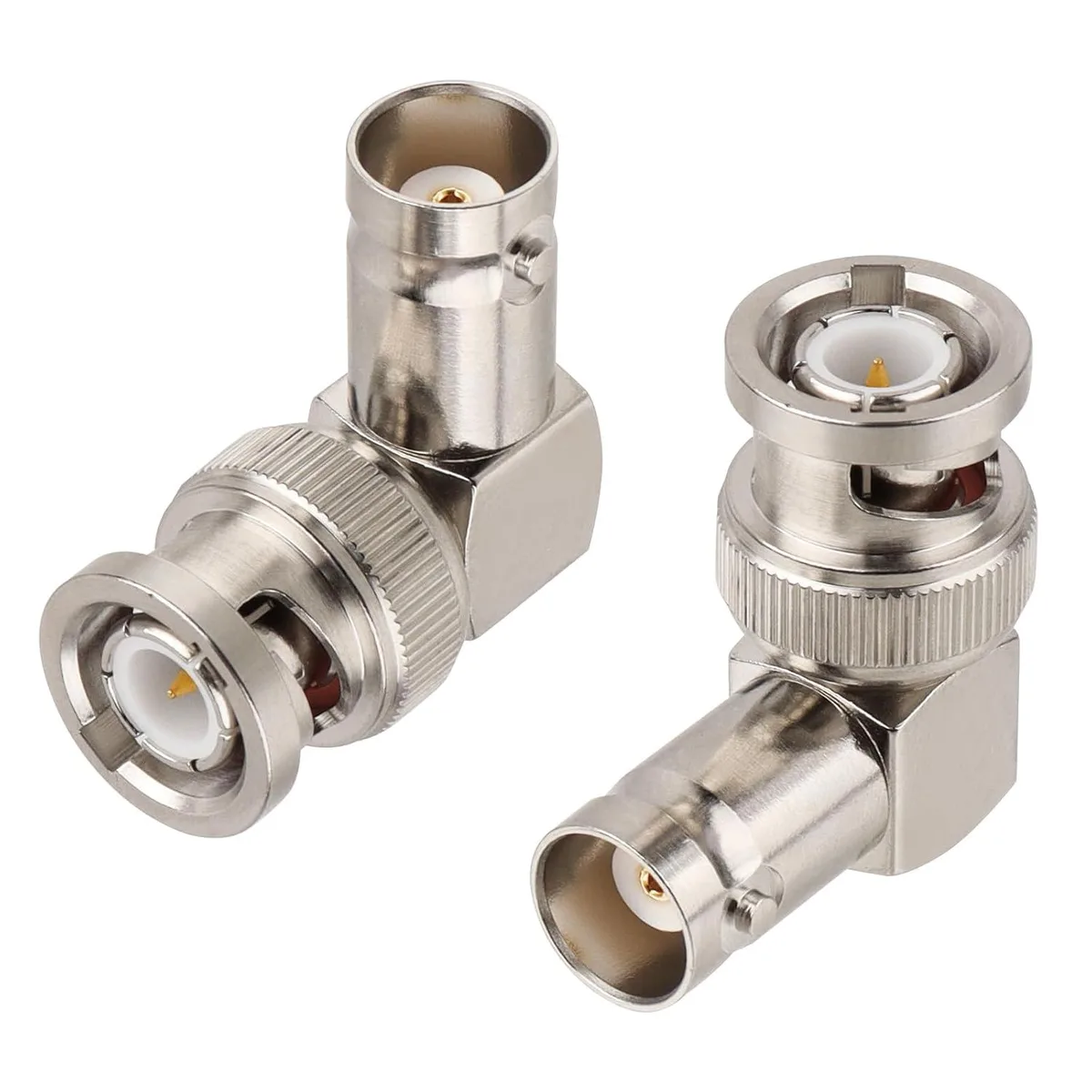 Boxwave Boxwave BNC Male to Female Right Angle Adapter 90 Degree 2 Pack — product photo