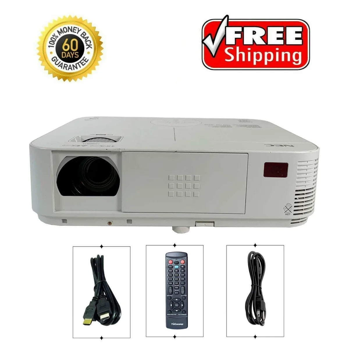 NEC NEC NP-M282 home theater projector 2800 lumens 1024x768 — product photo