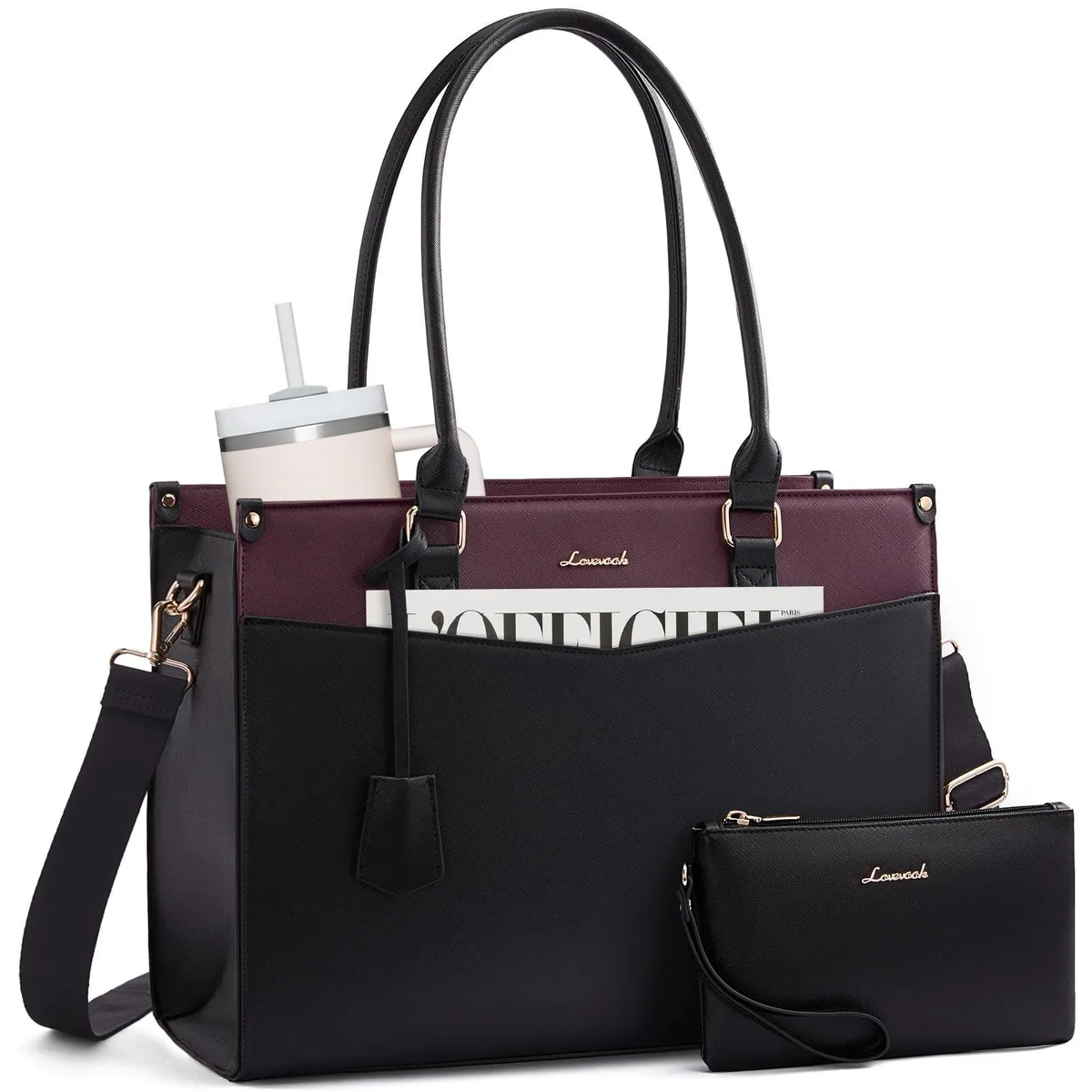 ARENTI ARENTI 2 in 1 Accessory 15.6 inch Wine Red-Black — product photo