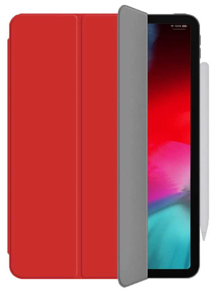 Nakedcellphone Nakedcellphone Red Folio Flip Case for iPad Pro 11 2018 — product photo