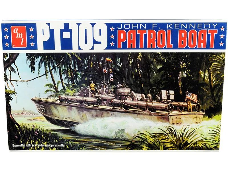 AMT AMT PT-109 Patrol Boat 1/64 Scale Model Kit — product photo
