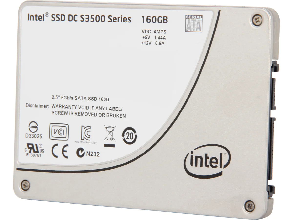 Intel Intel DC S3500 SSDSC2BB160G401 2.5" 160GB SATA 3.0 enterprise SSD — product photo