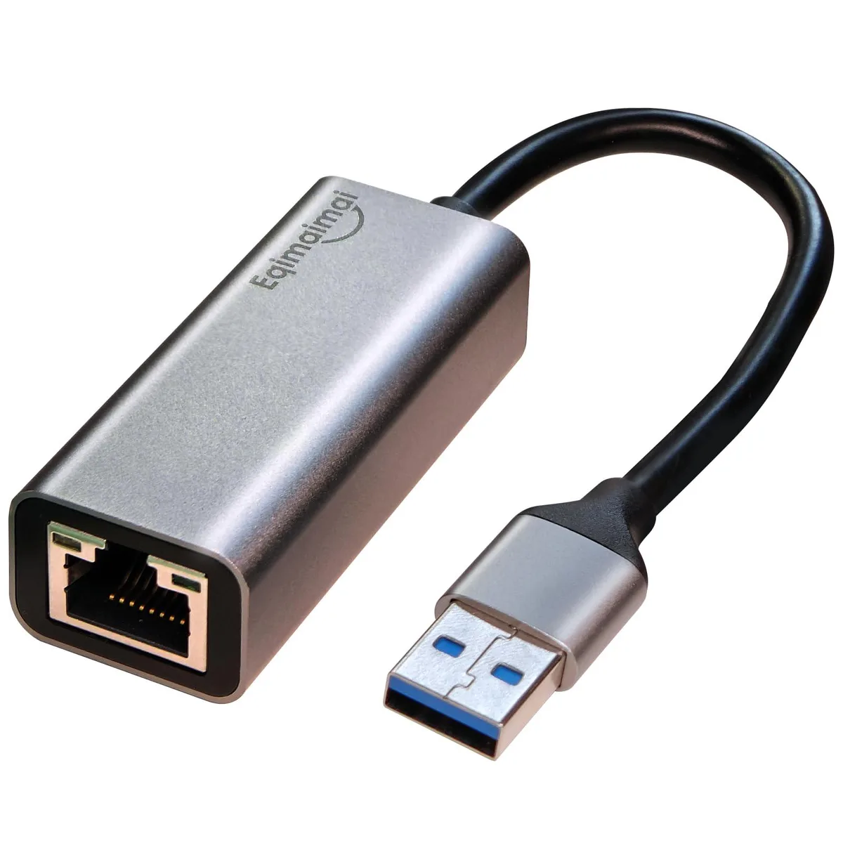 No Sew No Sew USBA TO RJ45 USB 3.0 Gigabit Ethernet Adapter Gray — product photo
