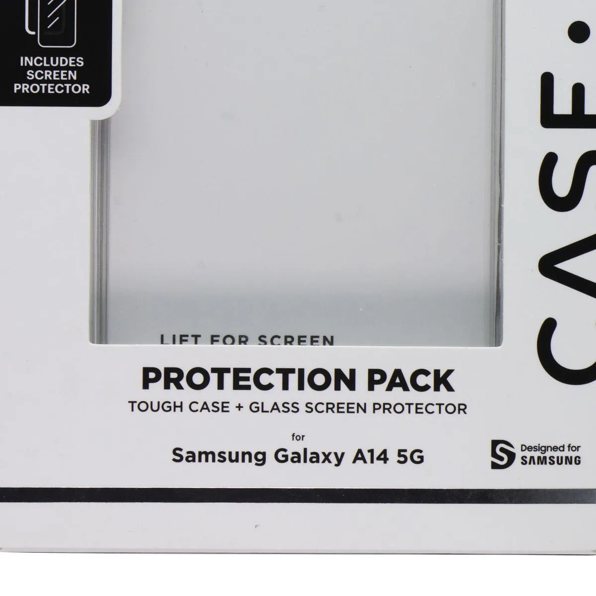 Case-Mate Case-Mate Protection Pack case and screen protector for Galaxy A14 5G Clear — product photo