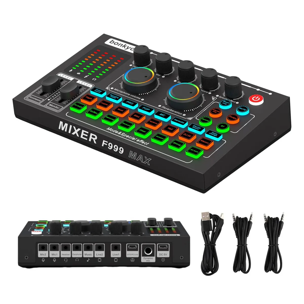  bonkyo F999MAX (Black) sound card — product photo