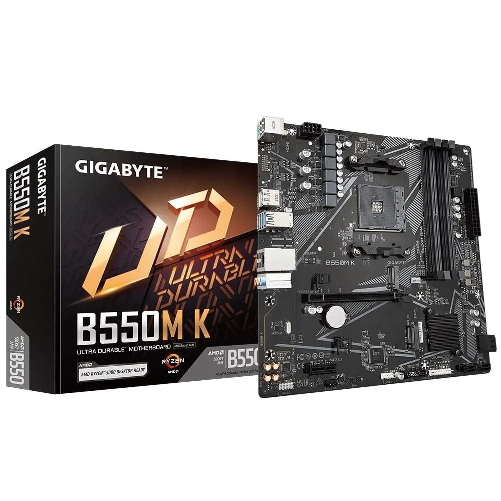 GIGABYTE GIGABYTE B550M AM4 motherboard 2 in 1 accessory — product photo