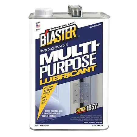 Metal one-gallon can of Blaster PB-50 lubricant