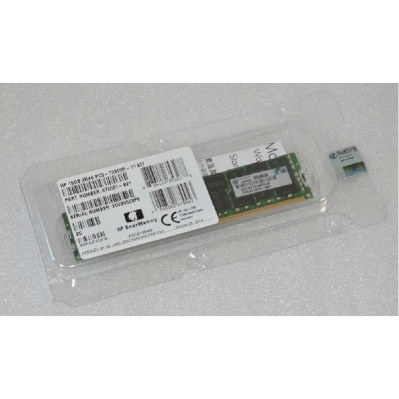 HPE HPE 672612-081 16GB DDR3 ECC Registered 1600MHz server RAM — product photo