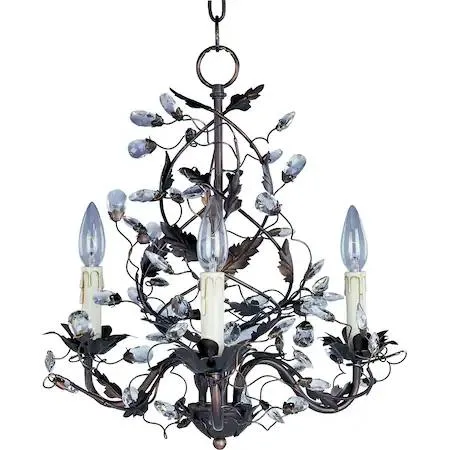 Maxim Maxim 2850OI Elegante 3-Light 29" Oil Rubbed Bronze Chandelier — product photo