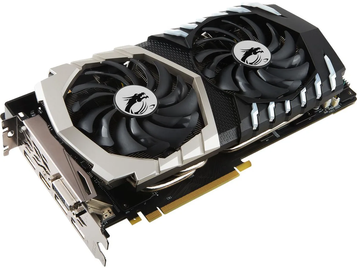 MSI MSI GeForce GTX 1070 Ti Titanium 8G graphics card — product photo