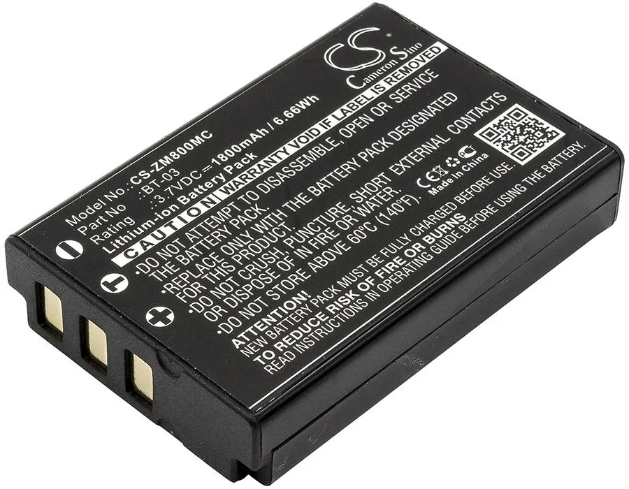 Estry Estry BT-03 Battery for Zoom Q8 Recorder 1800mAh 3.7V — product photo