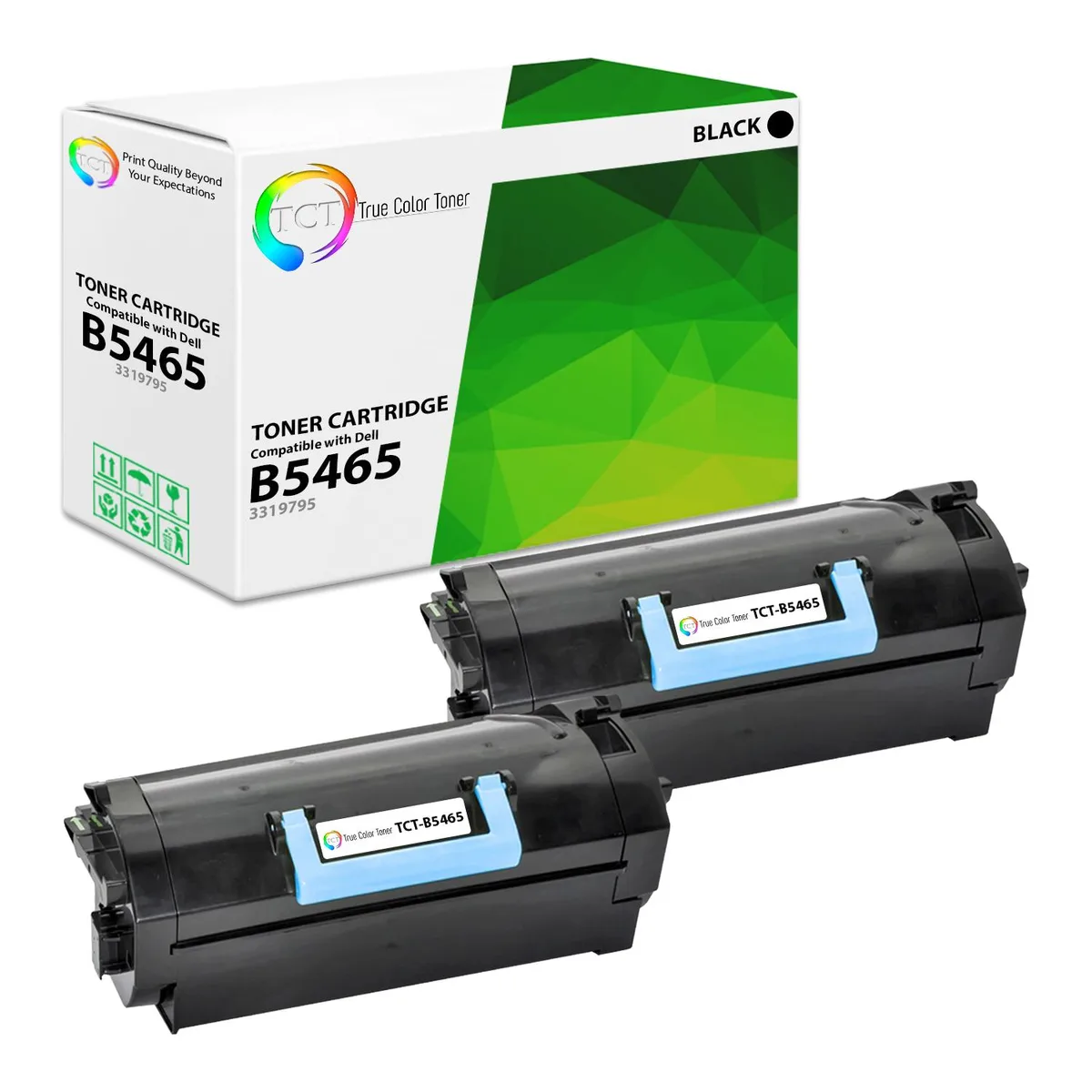 True Color Toner True Color Toner 3319795 Black Toner Cartridge 2 Pack 45000 Pages — product photo
