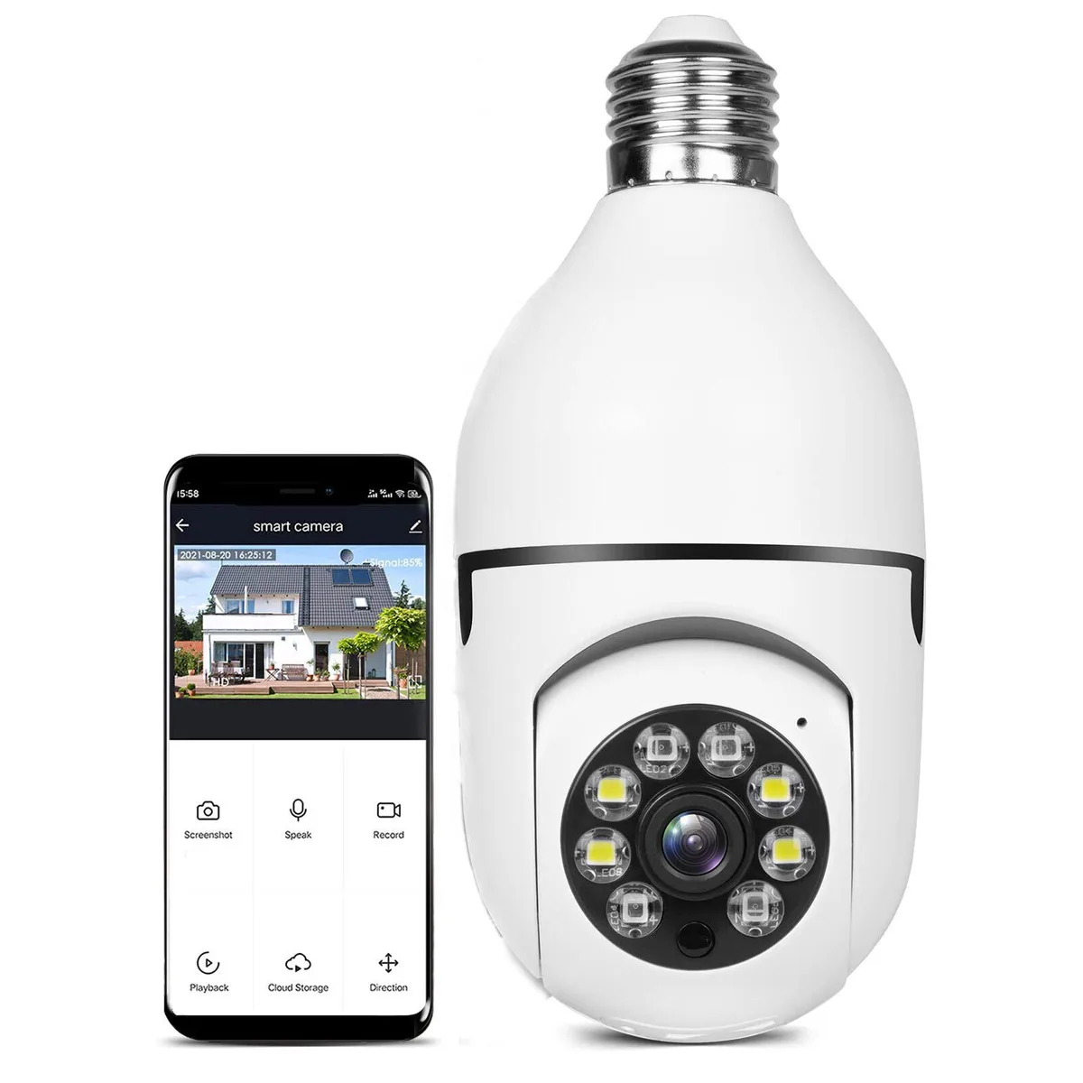 vibebli vibebli 1080P E27 360° Panoramic Home Safety — product photo
