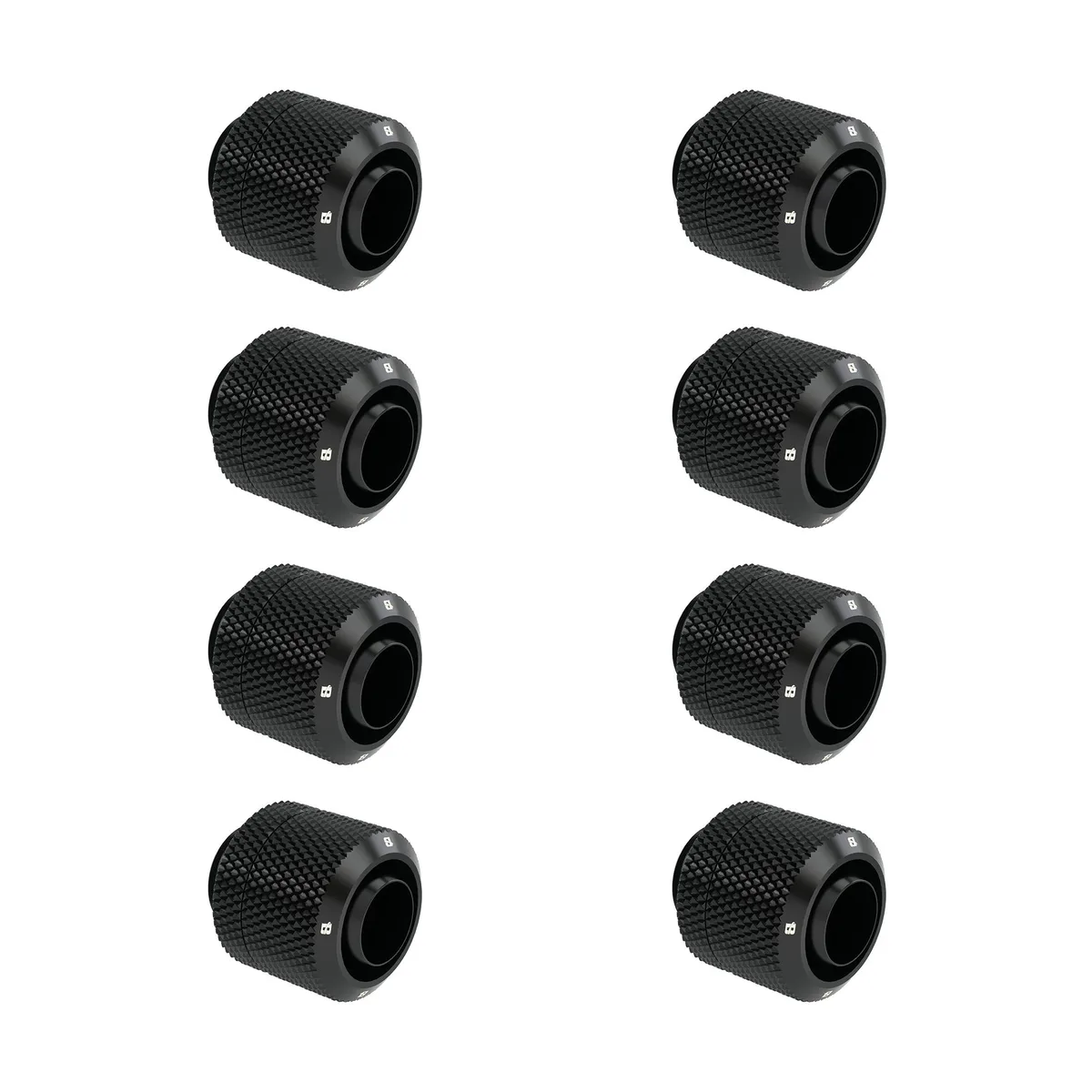 FormulaMod FormulaMod G1/4" Compression Fitting 10x13mm 8 Pack Black — product photo