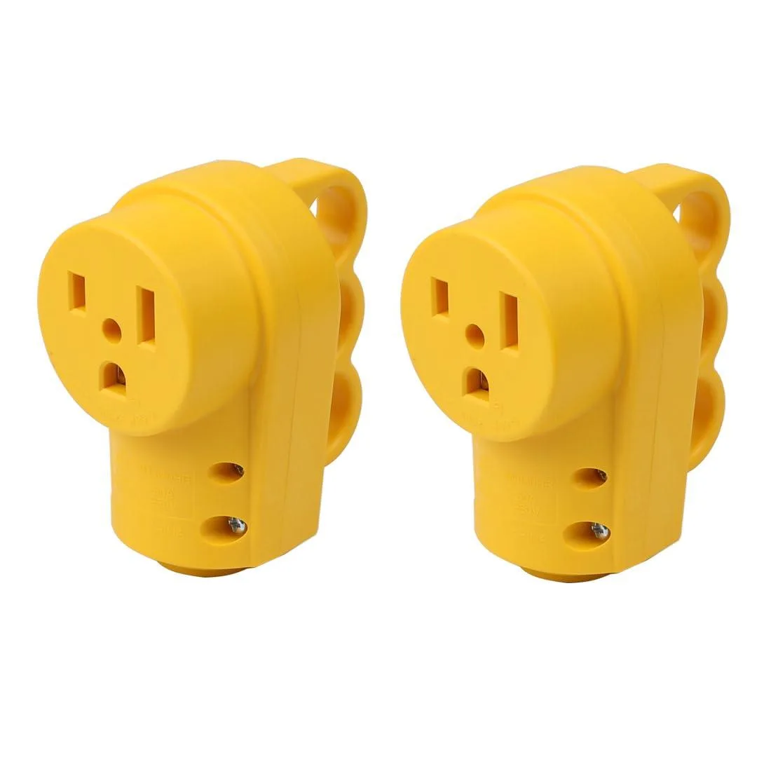 LORDWORLD LORDWORLD 2-Pack NEMA 6-50R 50A 250V Yellow Welder Receptacle — product photo
