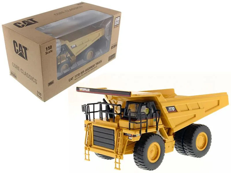 DieCast Masters DieCast Masters CAT 777D Off Highway Dump Truck 1/50 Core Classics Series hobby collectible — product photo