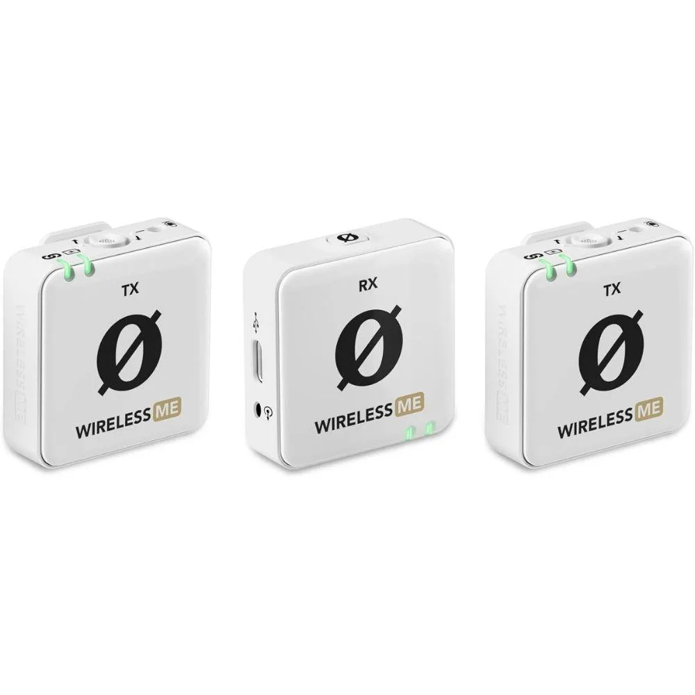 RODE Microphone RODE Wireless ME Dual 2.4 GHz Wireless Microphone System White — product photo
