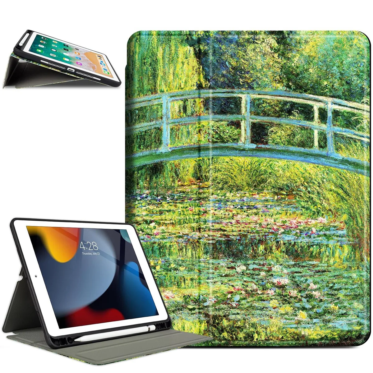  Lalumix iPad Case 10.2/10.5 inch Water Lilies — product photo