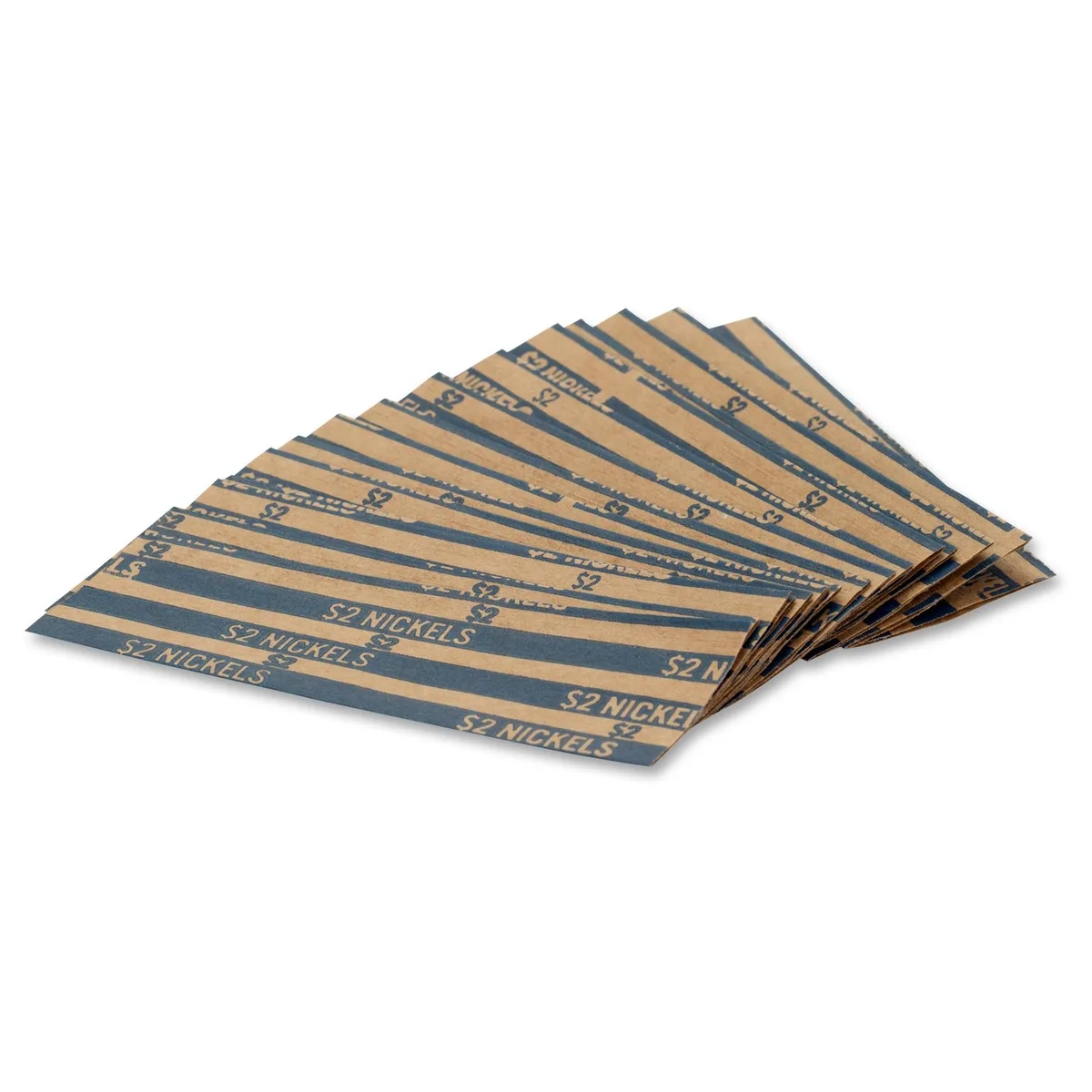 Coin-Tainer Coin-Tainer Flat Coin Wrappers Nickels Blue 1000/Box — product photo