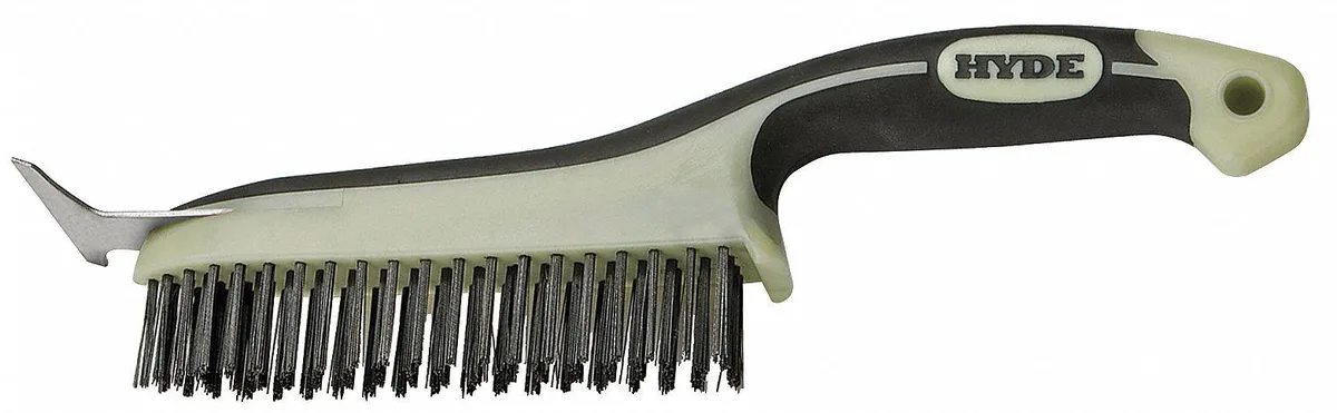 Hyde Tools Hyde Tools 46834 Wire Brush with Scraper hand tool — product photo