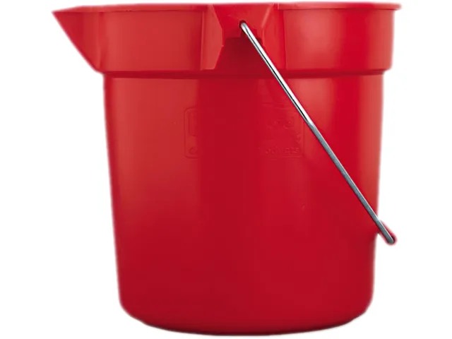 Rubbermaid Rubbermaid RCP 2963 RED 10 qt cleaning pail — product photo