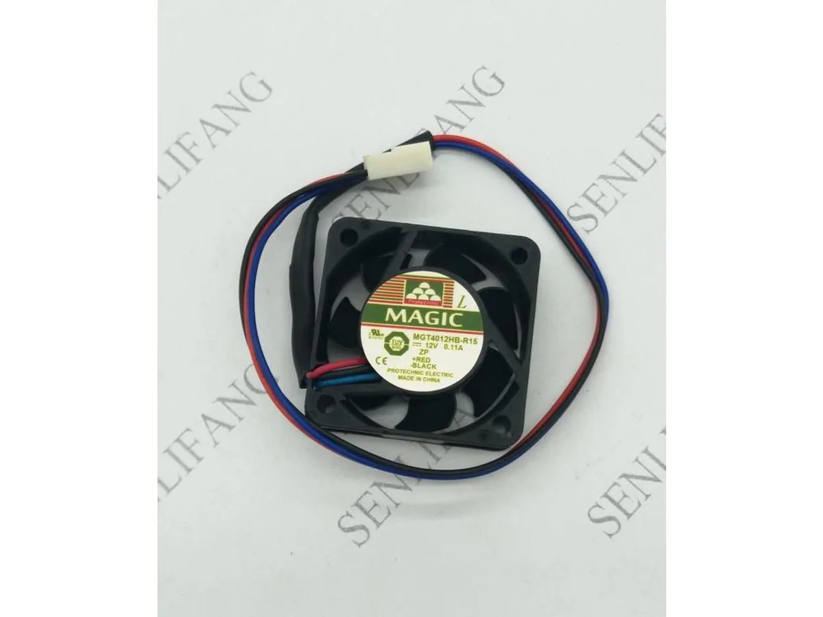 Fans Fans MGT4012HB-R15 4015 12V 40x40x15mm 0.11A 3-wire ball case fan — product photo