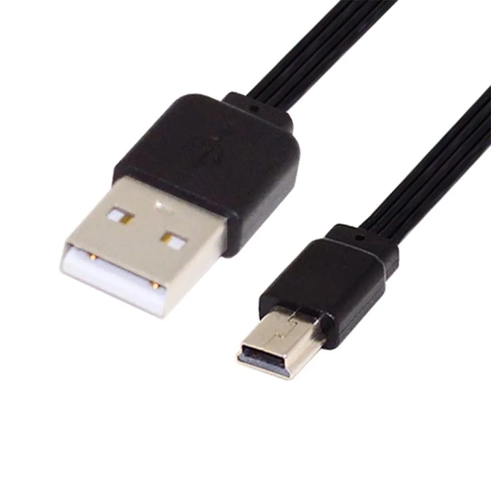 Fervit Fervit USB 2.0 Type-A to Mini 5Pin 13cm flat FPC cable — product photo